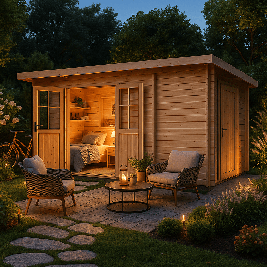 Fjordholz Pultdach Gartenhaus Modell Ezra 3K| Rabatt: 26%|6x4m