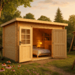 Fjordholz Pultdach Gartenhaus Modell Ezra 3L