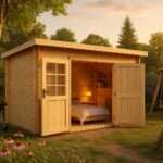 Fjordholz Pultdach Gartenhaus Modell Ezra 3L| Rabatt: 26%|4x3m