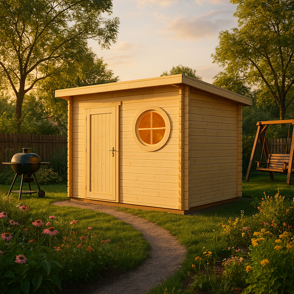 Fjordholz Pultdach Gartenhaus Modell Ezra 3N Fjordholz Pultdach Gartenhaus Modell Ezra 3N