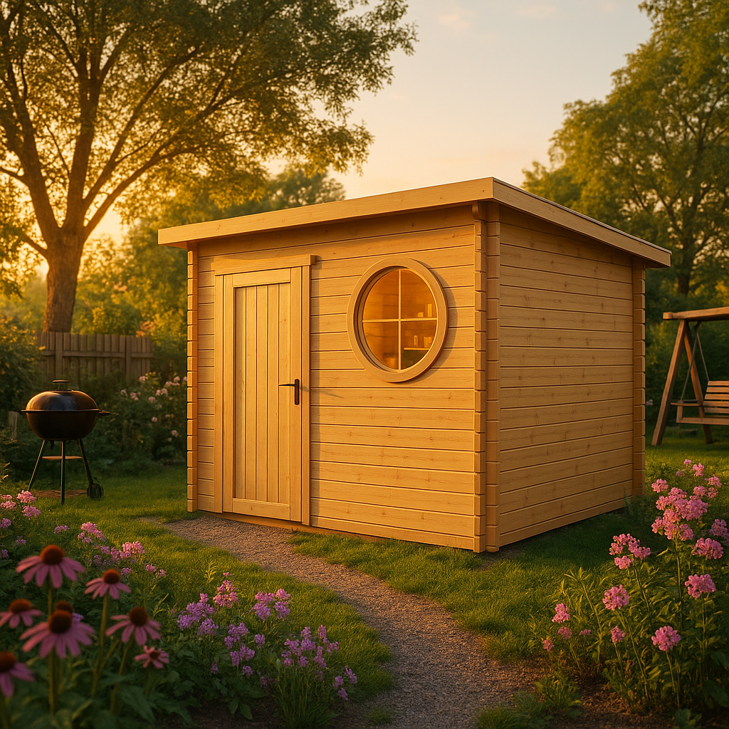 Fjordholz Pultdach Gartenhaus Modell Ezra 3N Fjordholz Pultdach Gartenhaus Modell Ezra 3N