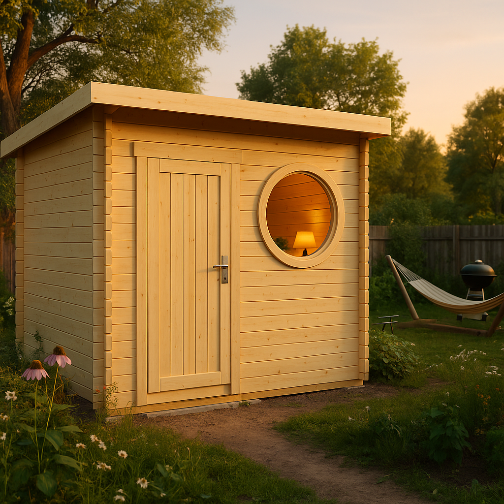 Fjordholz Pultdach Gartenhaus Modell Ezra 3N Fjordholz Pultdach Gartenhaus Modell Ezra 3N