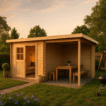 Fjordholz Pultdach Gartenhaus Modell Ezra 4J