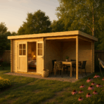 Fjordholz Pultdach Gartenhaus Modell Ezra 4J