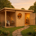 Fjordholz Pultdach Gartenhaus Modell Ezra 4O