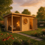 Fjordholz Pultdach Gartenhaus Modell Ezra 4O