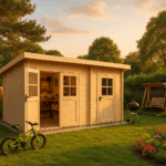 Fjordholz Pultdach Gartenhaus Modell Ezra 5H