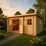 Fjordholz Pultdach Gartenhaus Modell Ezra 5H
