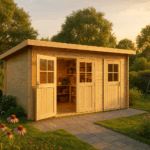 Fjordholz Pultdach Gartenhaus Modell Ezra 5H