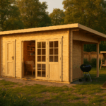 Fjordholz Pultdach Gartenhaus Modell Ezra 5I