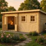 Fjordholz Pultdach Gartenhaus Modell Ezra 6D