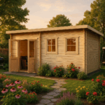 Fjordholz Pultdach Gartenhaus Modell Ezra 6D