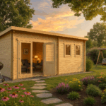 Fjordholz Pultdach Gartenhaus Modell Ezra 6D
