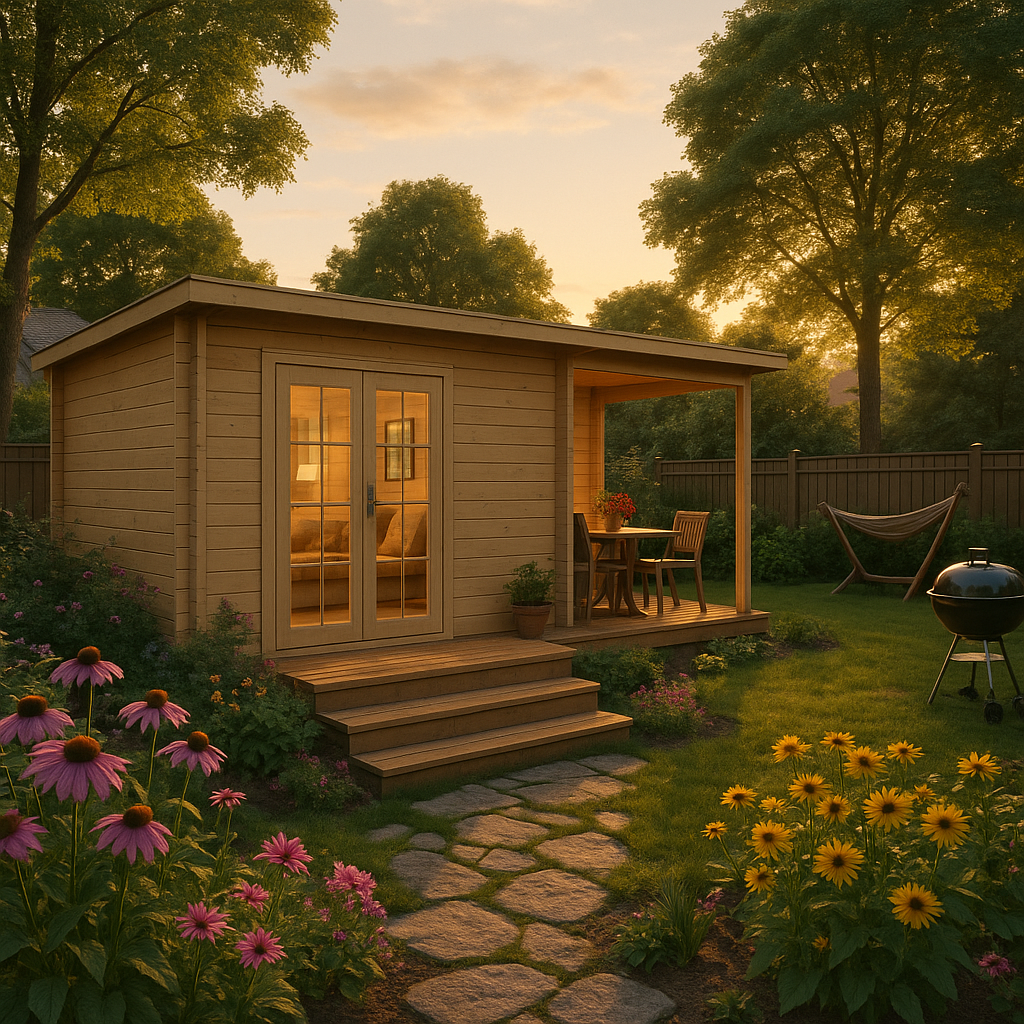 Fjordholz Pultdach Gartenhaus Modell Mali 28 A