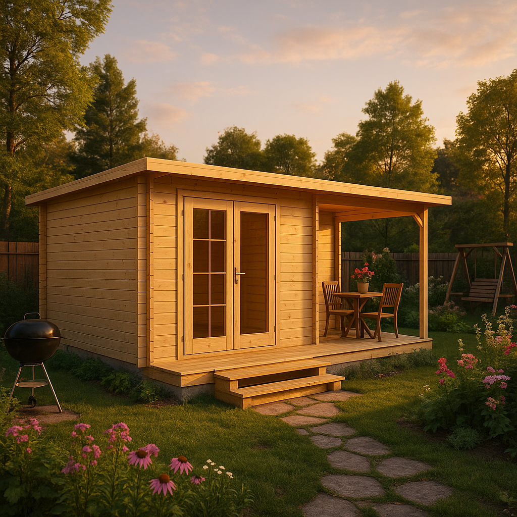 Fjordholz Pultdach Gartenhaus Modell Mali 28 A, Na Fjordholz Pultdach Gartenhaus Modell Mali 28 A, Na