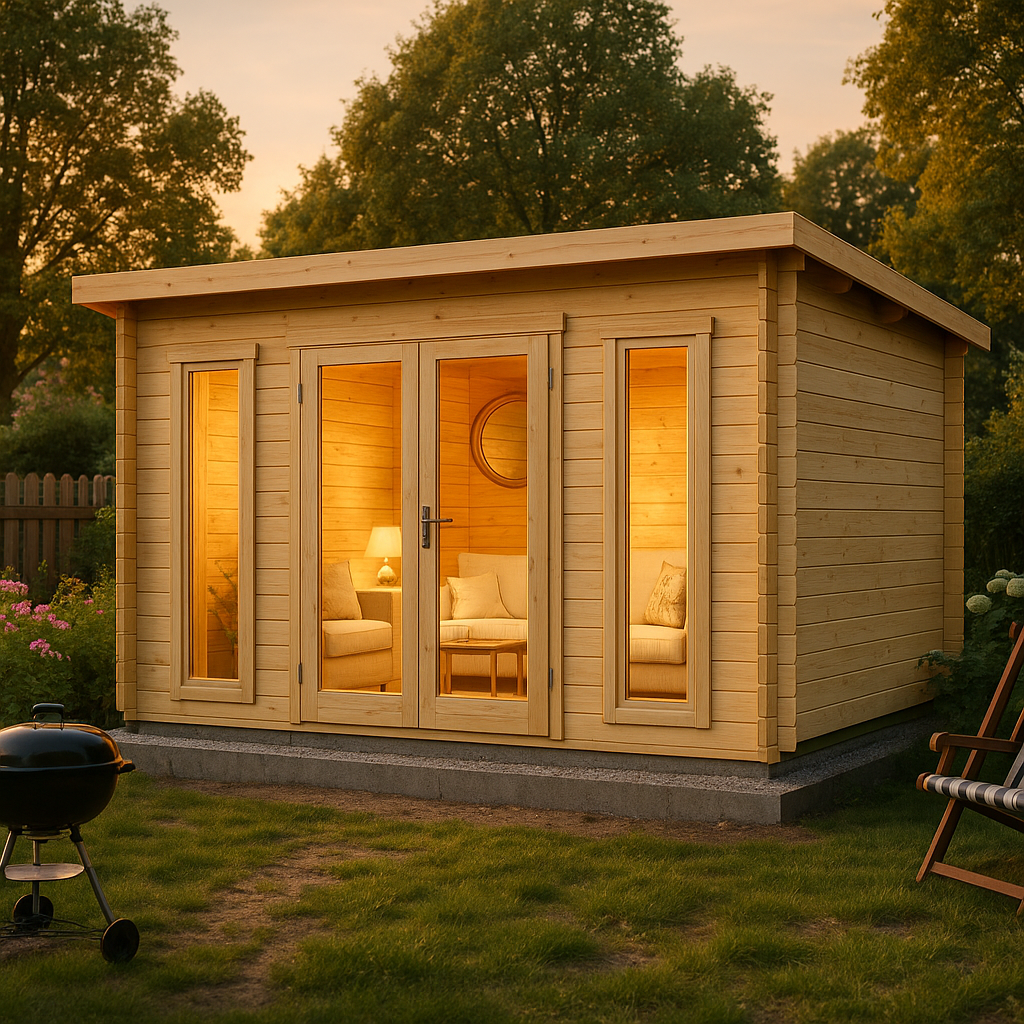 Fjordholz Pultdach Gartenhaus Modell Mali 28 C Fjordholz Pultdach Gartenhaus Modell Mali 28 C