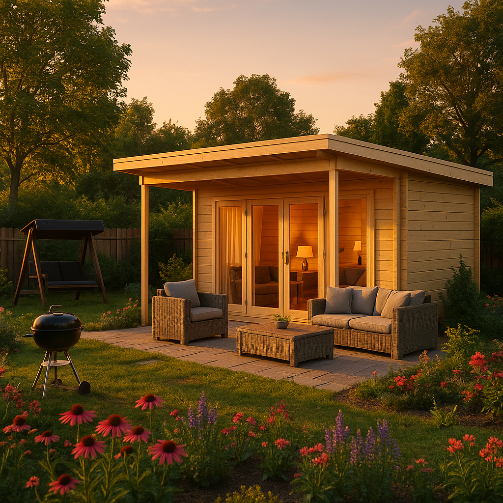 Fjordholz Pultdach Gartenhaus Modell Mali 28 D| Rabatt: 26%