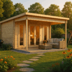 Fjordholz Pultdach Gartenhaus Modell Mali 28 D