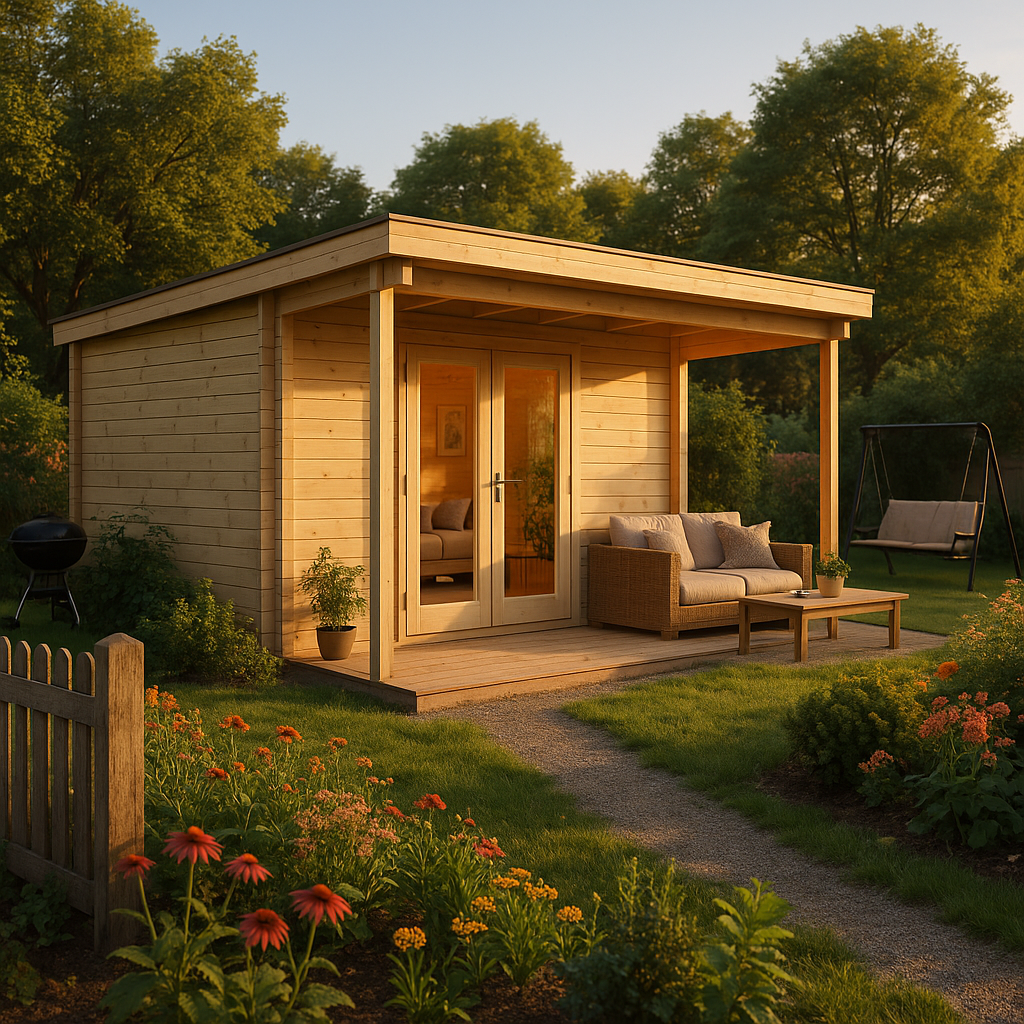 Fjordholz Pultdach Gartenhaus Modell Mali 28 D, Na Fjordholz Pultdach Gartenhaus Modell Mali 28 D, Na