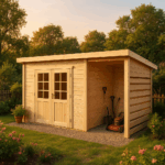Pultdach Gartenhaus Modell Maria-28 Compact