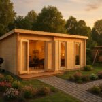 Fjordholz Pultdach Gartenhaus Modell Marianne 44 B| Rabatt: 26%|5x4m