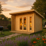 Fjordholz Pultdach Gartenhaus Modell Monica 28 B