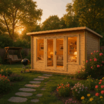 Fjordholz Pultdach Gartenhaus Modell Rex 28 A