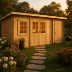 Fjordholz Pultdach Gartenhaus Modell Rex 28 B