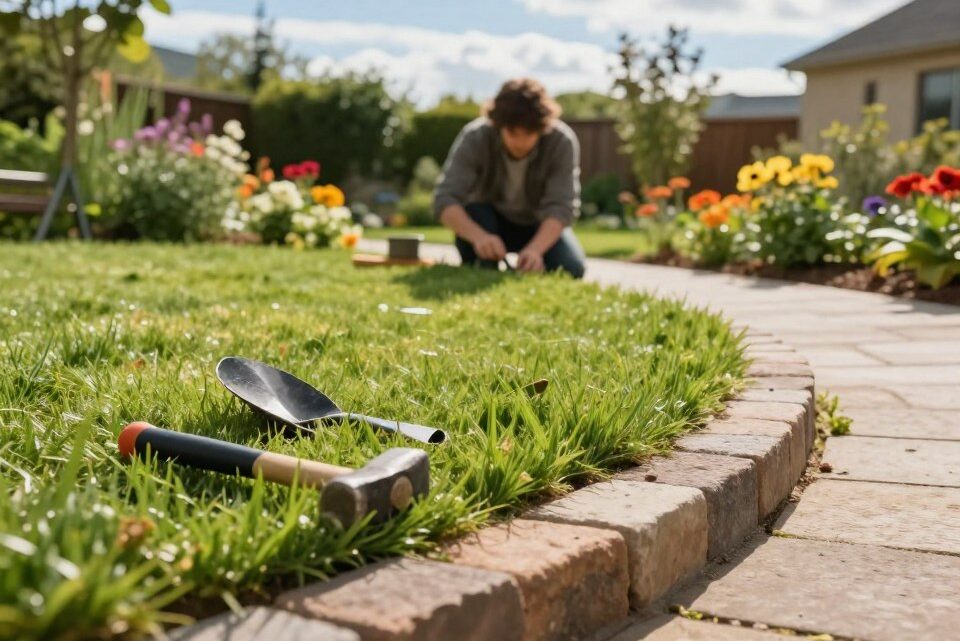 Rasenkante selber machen: Anleitung für Ihren Garten