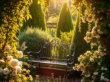Romantische Sitzecken im Garten für Entspannung