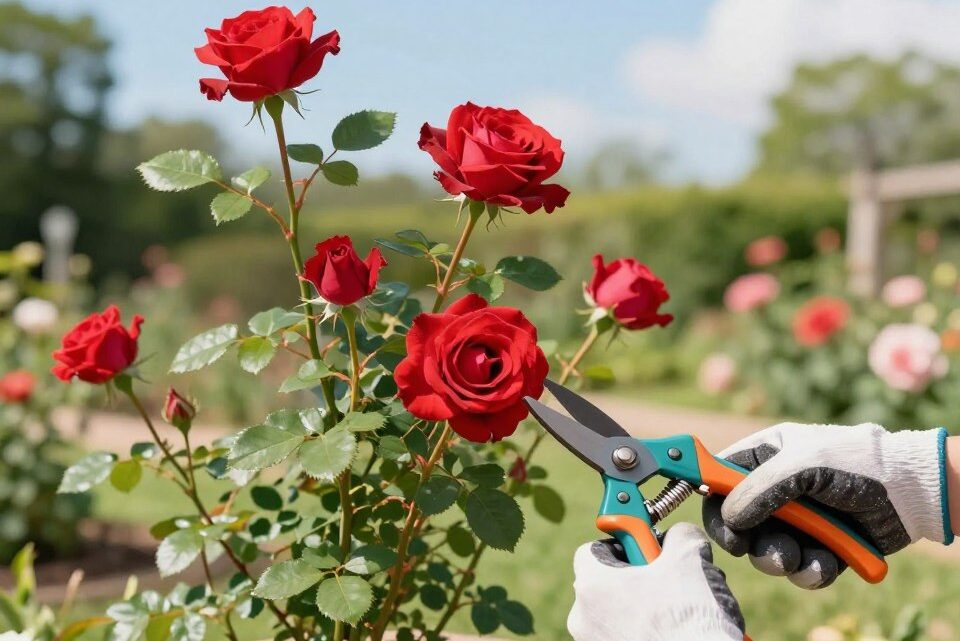 Rosen richtig schneiden: Anleitung für Hobbygärtner