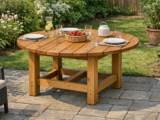 Runden Gartentisch selber bauen – Bauanleitung Schritt für Schritt