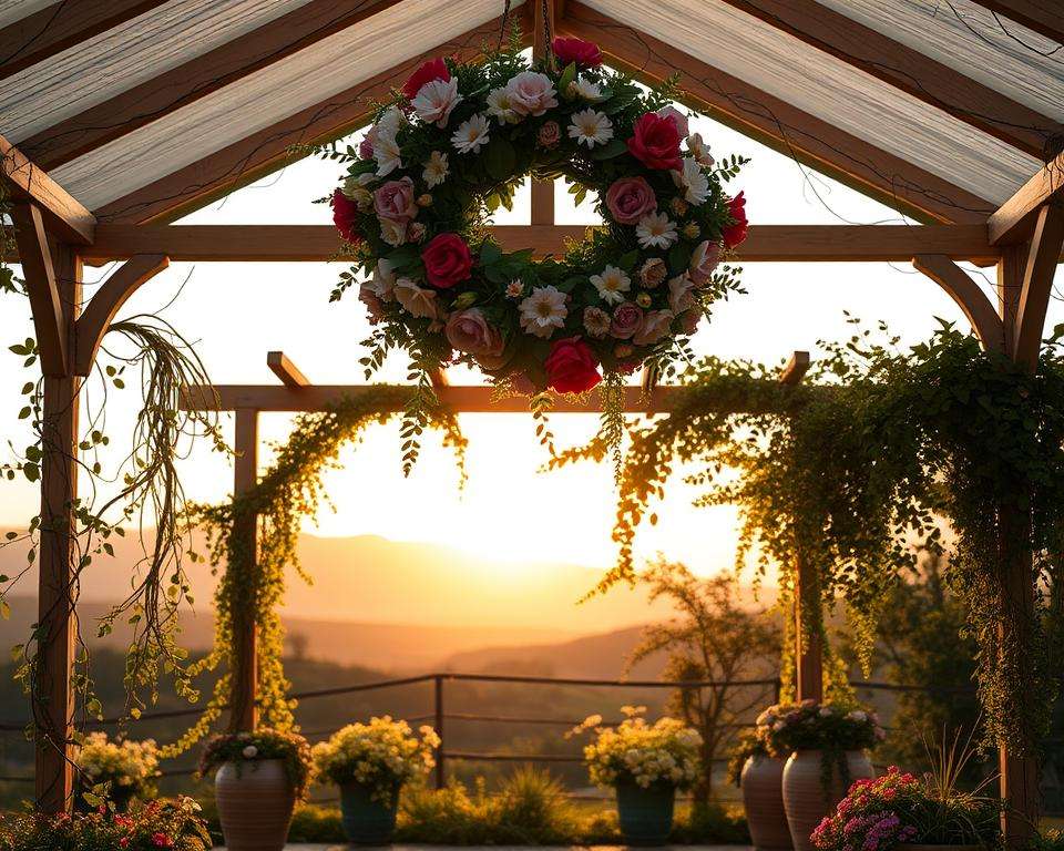 saisonale Pavillon Dekoration