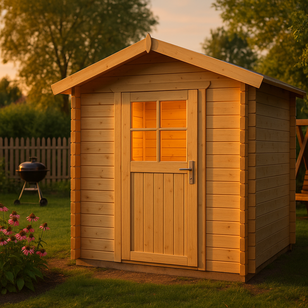 Fjordholz Satteldach Gartenhaus Modell Eliza 1A
