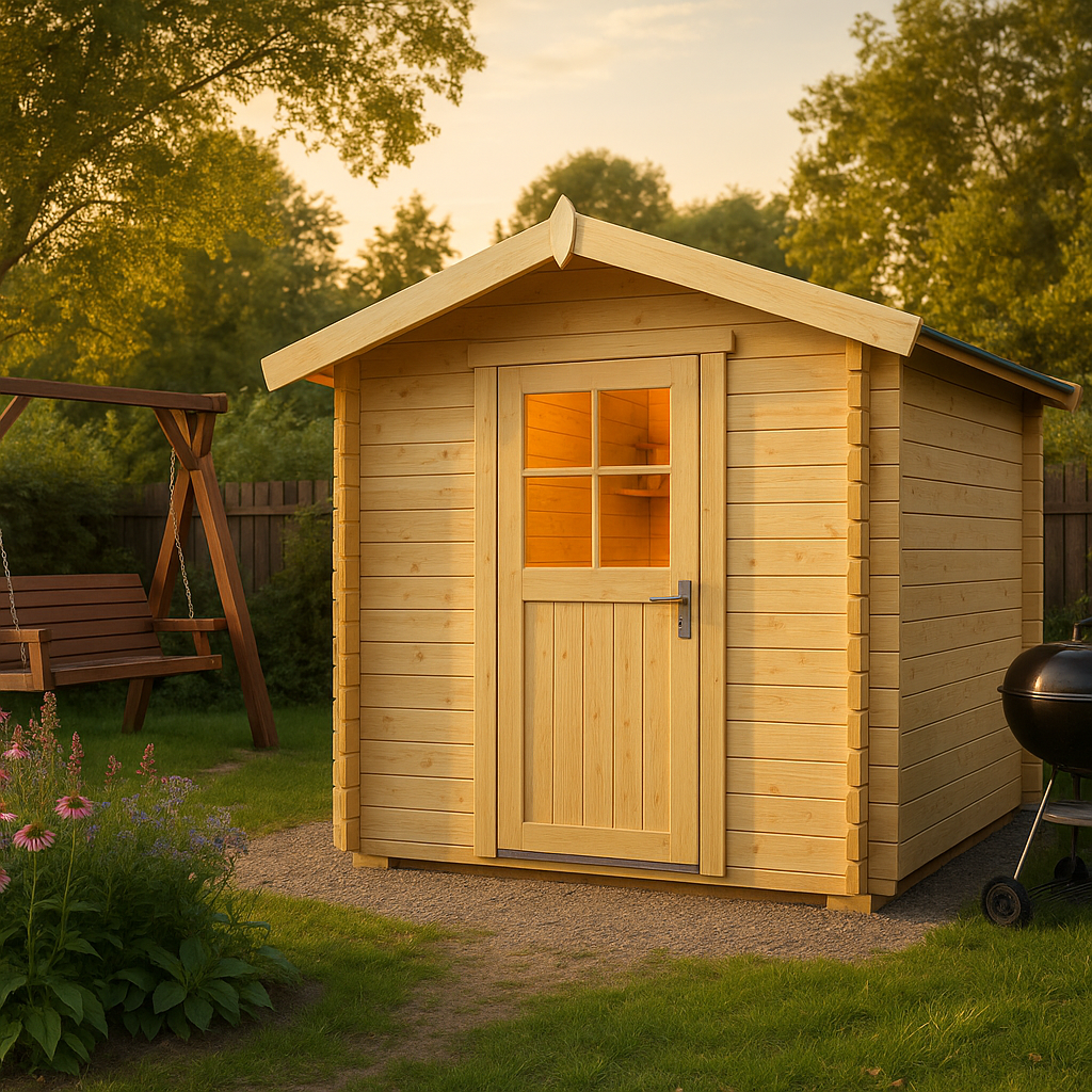 Fjordholz Satteldach Gartenhaus Modell Eliza 1A Fjordholz Satteldach Gartenhaus Modell Eliza 1A