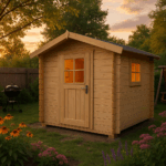 Fjordholz Satteldach Gartenhaus Modell Eliza 1C