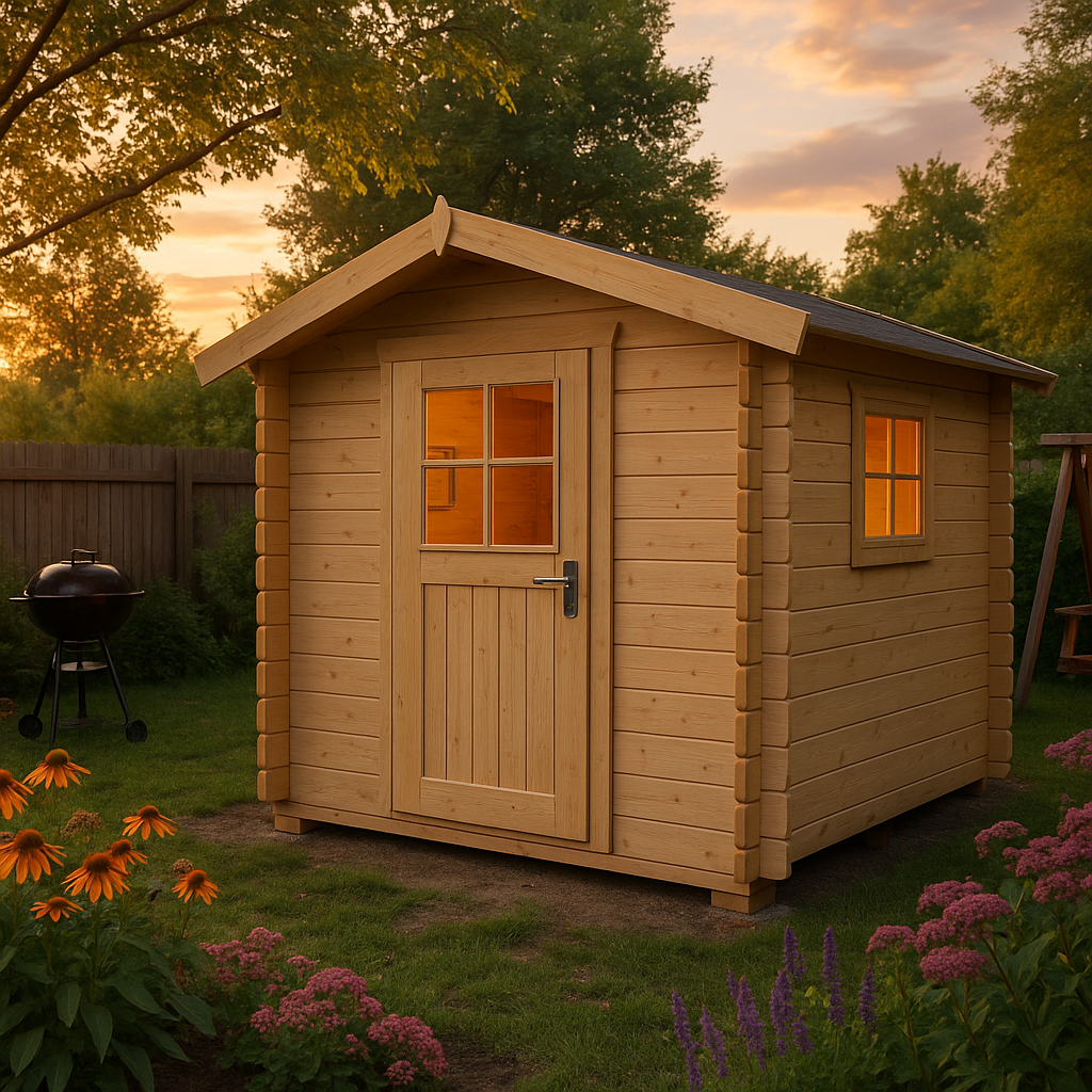 Fjordholz Satteldach Gartenhaus Modell Eliza 1C Fjordholz Satteldach Gartenhaus Modell Eliza 1C