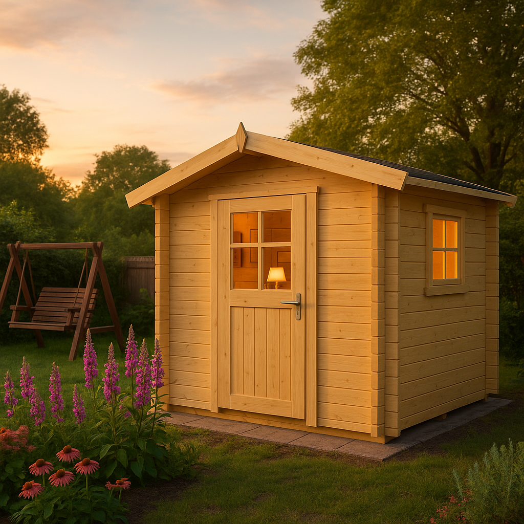Fjordholz Satteldach Gartenhaus Modell Eliza 1C Fjordholz Satteldach Gartenhaus Modell Eliza 1C