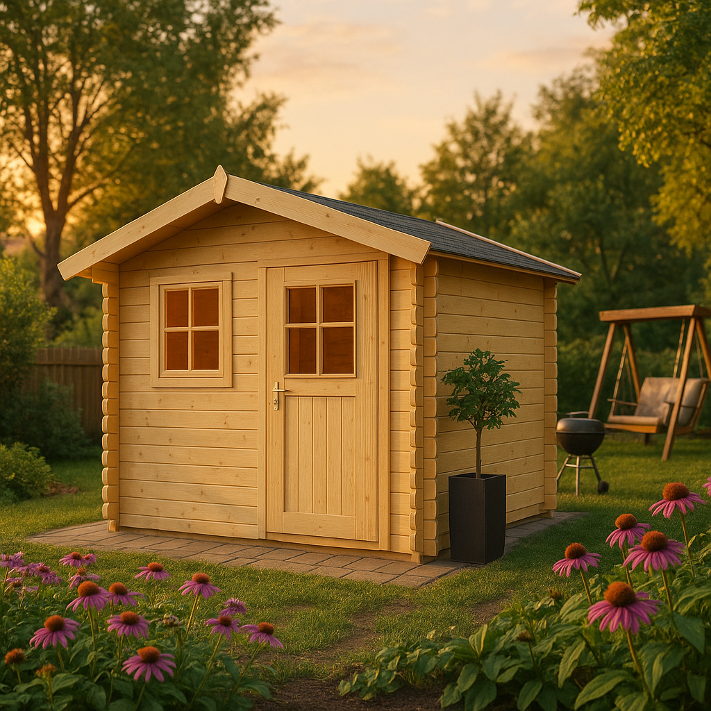 Fjordholz Satteldach Gartenhaus Modell Eliza 2B Fjordholz Satteldach Gartenhaus Modell Eliza 2B