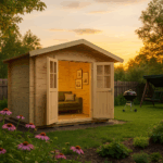 Fjordholz Satteldach Gartenhaus Modell Eliza 2E
