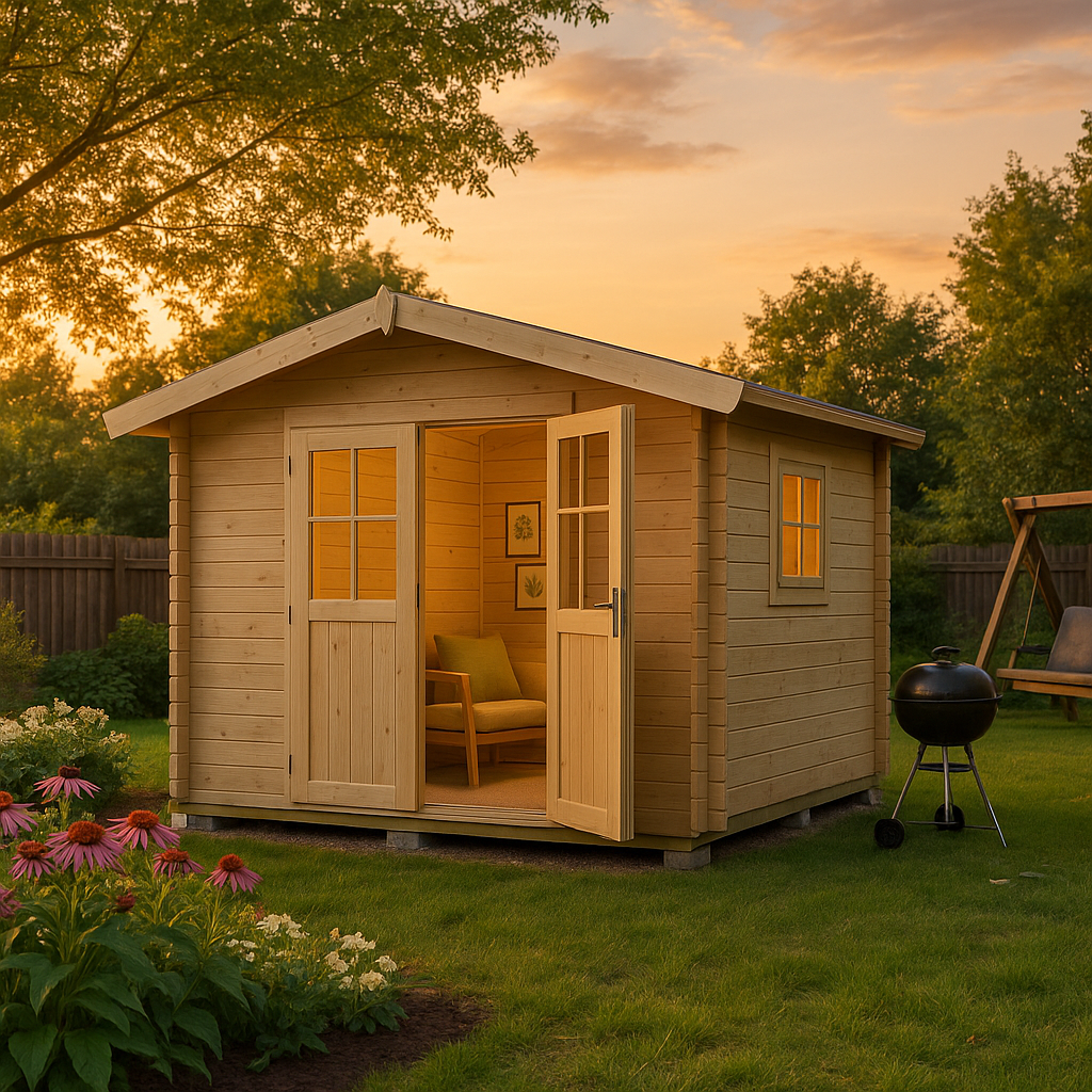 Fjordholz Satteldach Gartenhaus Modell Eliza 2E Fjordholz Satteldach Gartenhaus Modell Eliza 2E