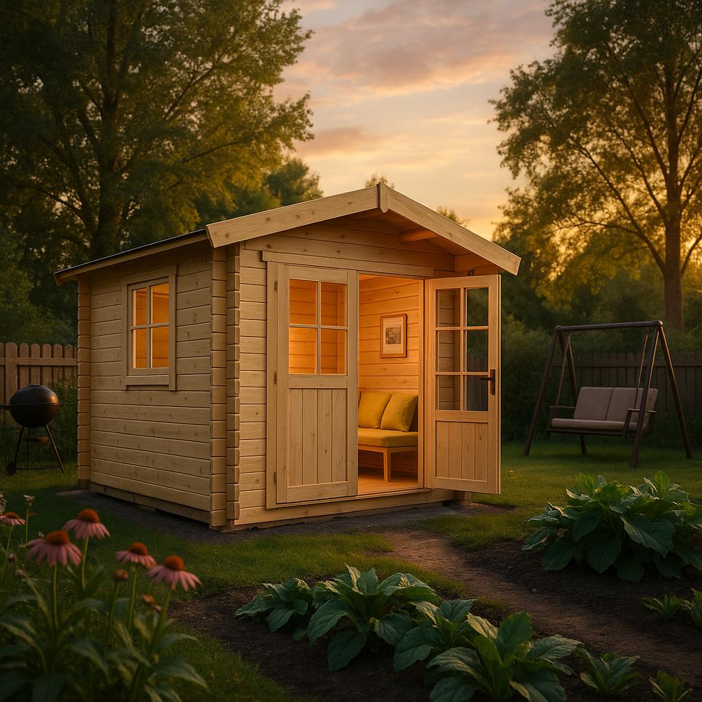 Fjordholz Satteldach Gartenhaus Modell Eliza 2E Fjordholz Satteldach Gartenhaus Modell Eliza 2E