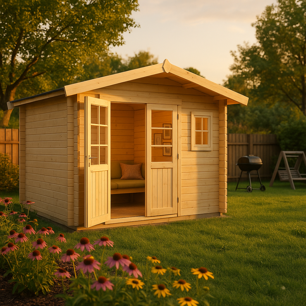 Fjordholz Satteldach Gartenhaus Modell Eliza 2E Fjordholz Satteldach Gartenhaus Modell Eliza 2E