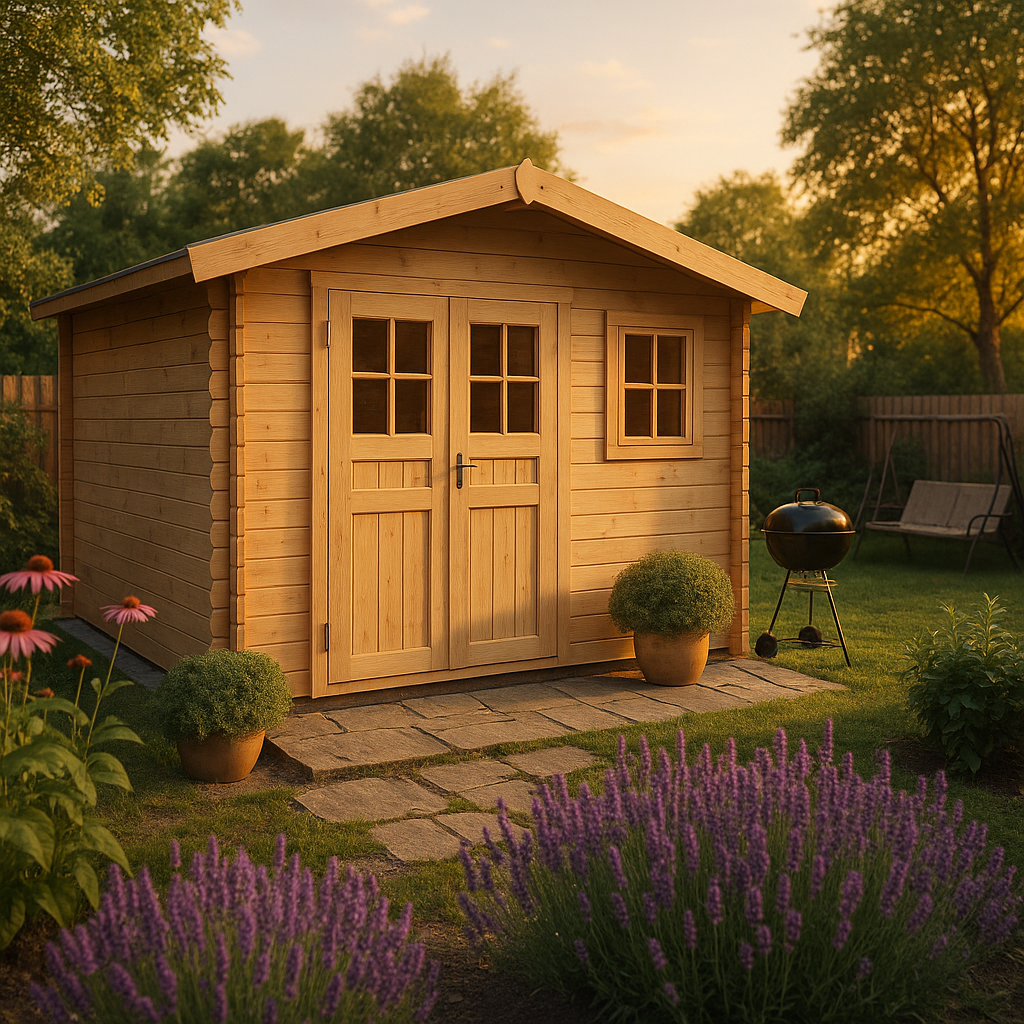 Fjordholz Satteldach Gartenhaus Modell Eliza 3B Fjordholz Satteldach Gartenhaus Modell Eliza 3B