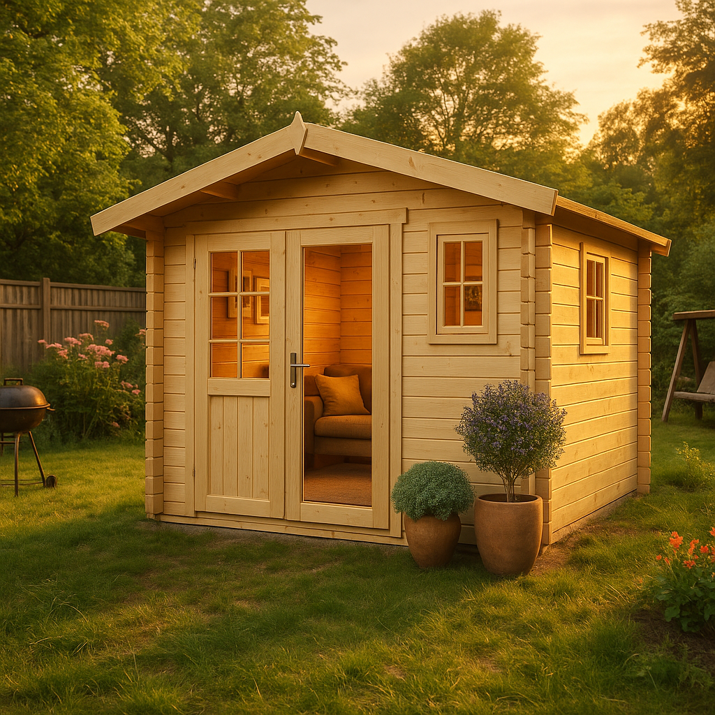 Fjordholz Satteldach Gartenhaus Modell Eliza 3B Fjordholz Satteldach Gartenhaus Modell Eliza 3B