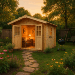 Fjordholz Satteldach Gartenhaus Modell Eliza 3E