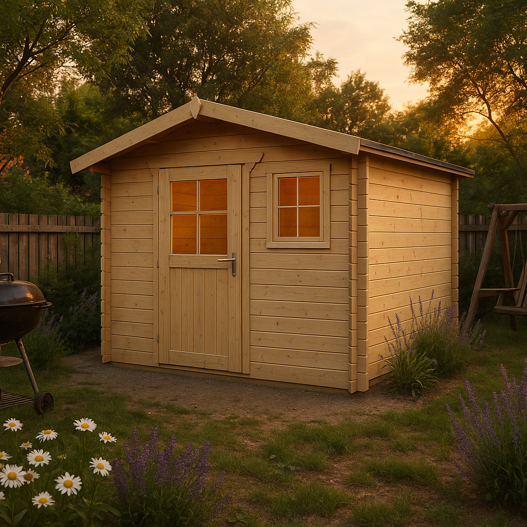 Fjordholz Satteldach Gartenhaus Modell Eliza 4B Fjordholz Satteldach Gartenhaus Modell Eliza 4B