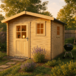 Fjordholz Satteldach Gartenhaus Modell Eliza 4B