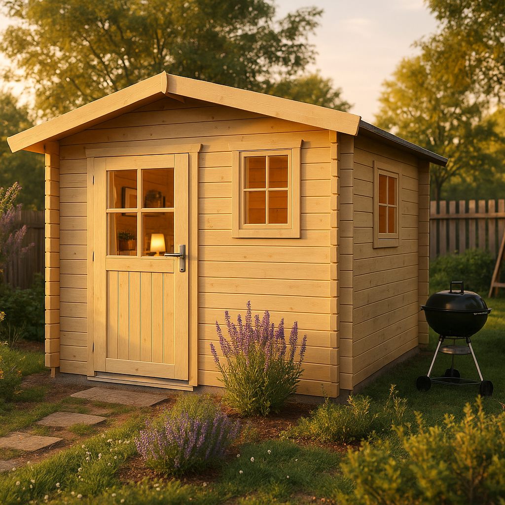 Fjordholz Satteldach Gartenhaus Modell Eliza 4B Fjordholz Satteldach Gartenhaus Modell Eliza 4B