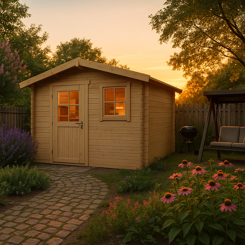 Fjordholz Satteldach Gartenhaus Modell Eliza 4B Fjordholz Satteldach Gartenhaus Modell Eliza 4B